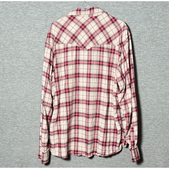 Wrangler Retro Premium Men Linen Western Snap Pearl Long Sleeve Linen Cowboy - Picture 4 of 4